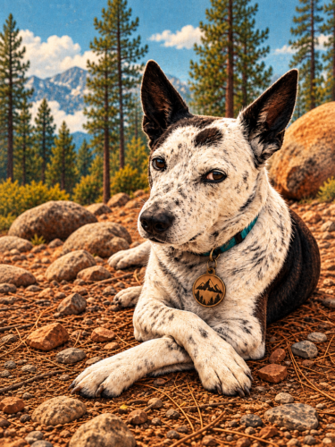 Rex, the Queensland Heeler adventure dog