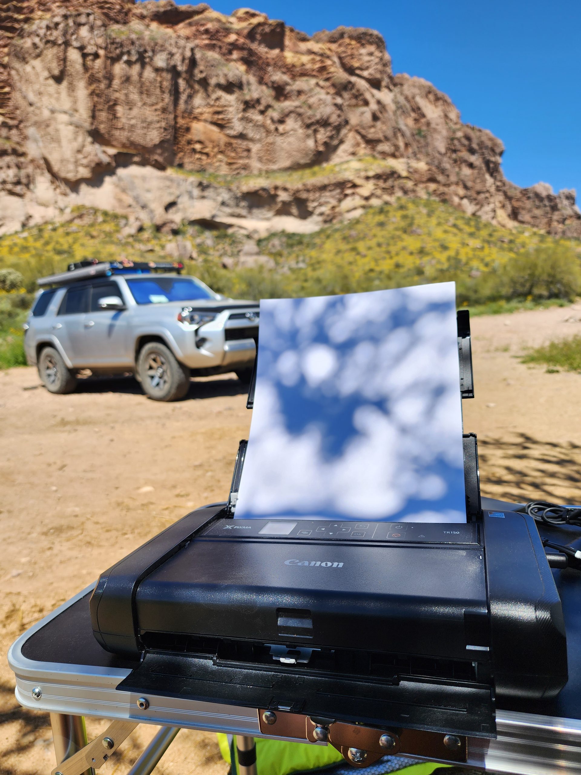 The Portable Printer That Saves Miles While Car Camping