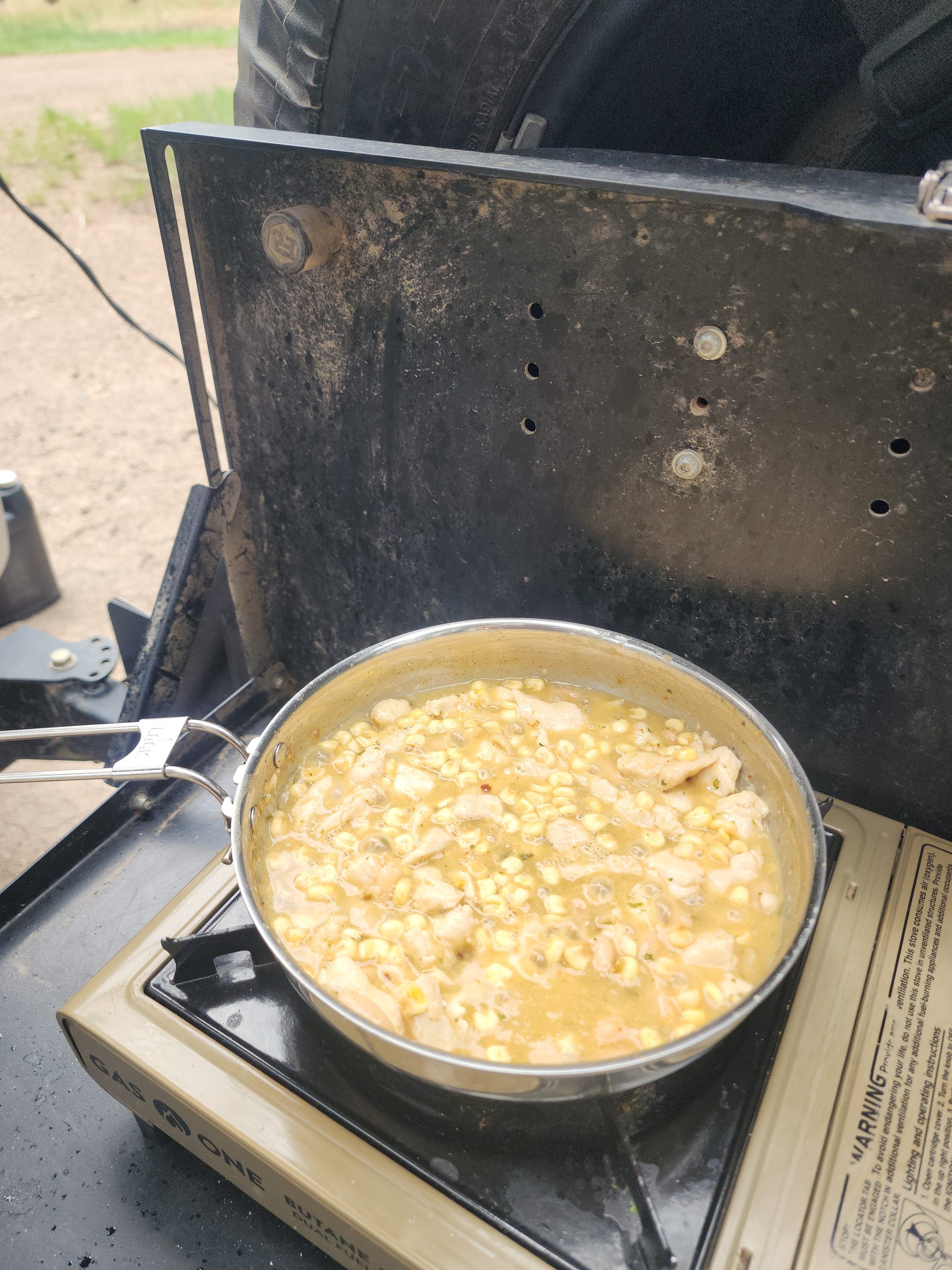 Cooking Between Storms in the Arizona Mountains